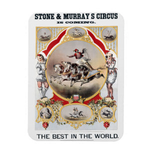 Magnet Flexible Stone & Murray's Circus, Circa 1870.