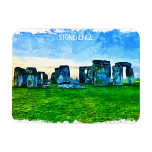 Magnet Flexible Stonehenge Angleterre Peinture