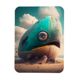 Magnet Flexible Strange Whale