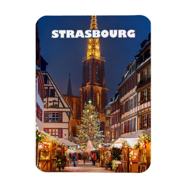 Magnet Flexible Strasbourg The Capital of Christmas (Vertical)