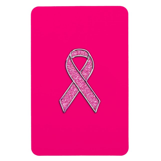 Magnet Flexible Style de Parties scintillant Chrome Vibrant Pink R (Vertical)