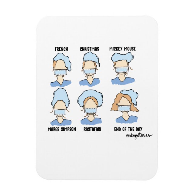 Magnet Flexible Style Embryologiste (Vertical)