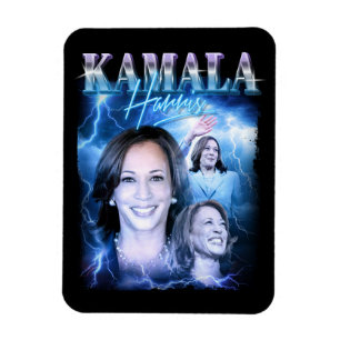 Magnet Flexible Style Kamala Harris Retro 90s