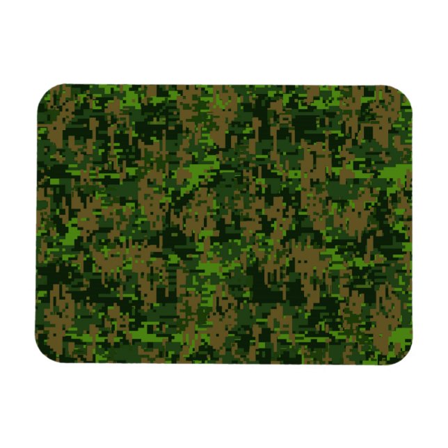 Magnet Flexible Style Woodland Camouflage numérique Décor Accent (Horizontal)