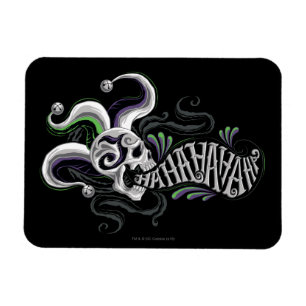 Magnet Flexible Suicide Squad Joker Skull - Haha