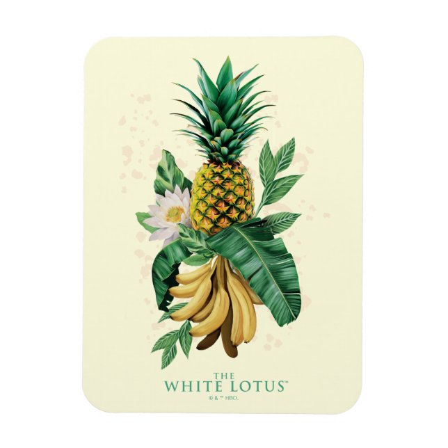 Magnet Flexible Suite ananas au White Lotus (Vertical)