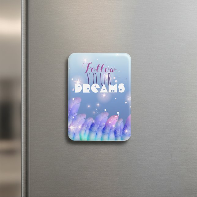 Magnet Flexible Suivez votre devis Inspirationnel Dreams (Créateur téléchargé)
