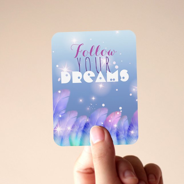 Magnet Flexible Suivez votre devis Inspirationnel Dreams (Créateur téléchargé)