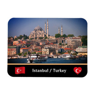 Magnet Flexible Sultan Ahmed, Istanbul panorama, Turquie