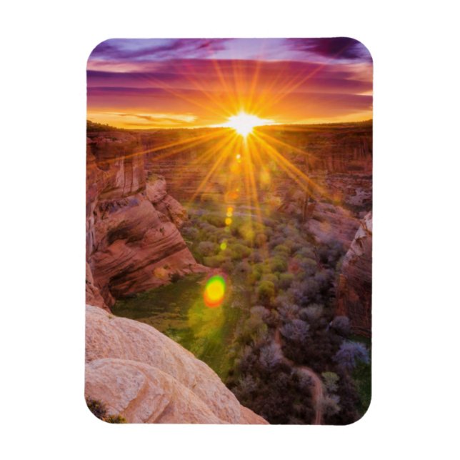 Magnet Flexible Sunburst à Canyon de Chelly, AZ (Vertical)