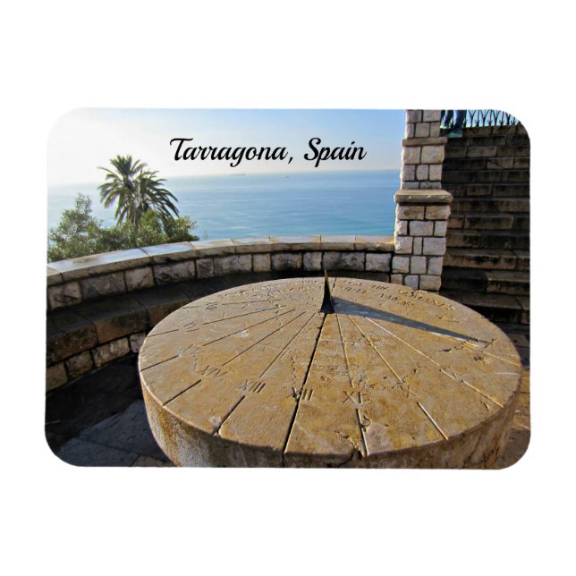 Magnet Flexible Sundial, Tarragone, Espagne (Horizontal)