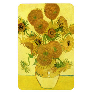 Magnet Flexible Sunflowers dans Vase Van Gogh Art