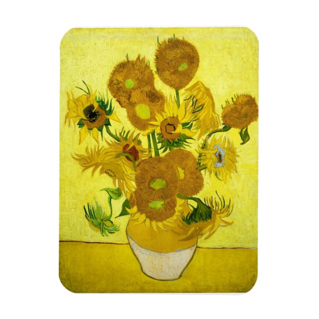 Magnet Flexible Sunflowers Vincent van Gogh (Vertical)