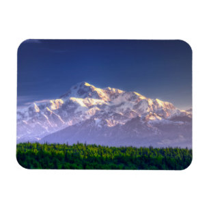 Magnet Flexible Sunrise Kisses Mt. McKinley chaîne Alaska