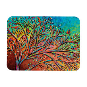 Magnet Flexible Sunrise Treetop Birds II