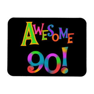 Magnet Flexible Super 90 T-shirts et Gifs Anniversaires