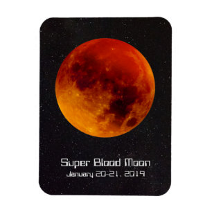 Magnet Flexible Super Blood Moon Eclipse 2019
