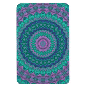 Magnet Flexible Super Hippie Trippy Joyau coloré Mandala