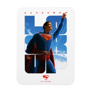Magnet Flexible Superman regarde Pose