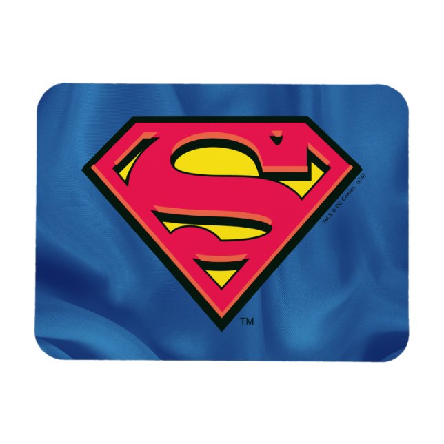 Magnet Flexible Superman S-Shield | Logo classique (Horizontal)