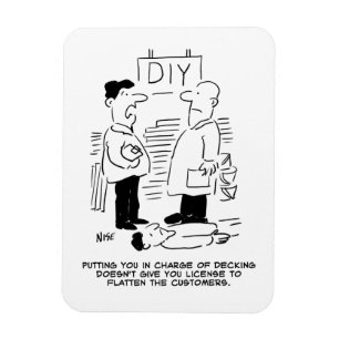 Magnet Flexible Superstore Retail Shop Worker and Shop Manager