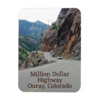 Sur le bord Colorado Million Dollar Highway