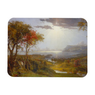 Magnet Flexible Sur le fleuve Hudson, 1860 (huile sur la toile)