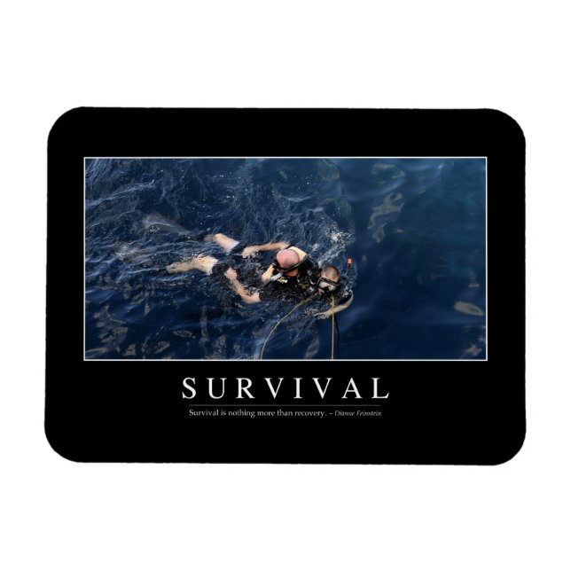 Magnet Flexible Survie : Citation Inspirationnelle 1 (Horizontal)