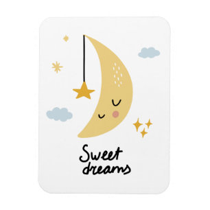 Magnet Flexible Sweet Dreams Moon & Stars