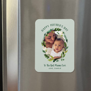 Magnet Flexible Sweet Greenery Fête des mères Cadeau photo pour ma
