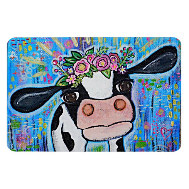Magnet Flexible Sweet Katie Cow (Horizontal)