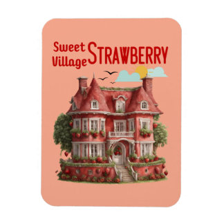 Magnet Flexible Sweet Strawberry Village