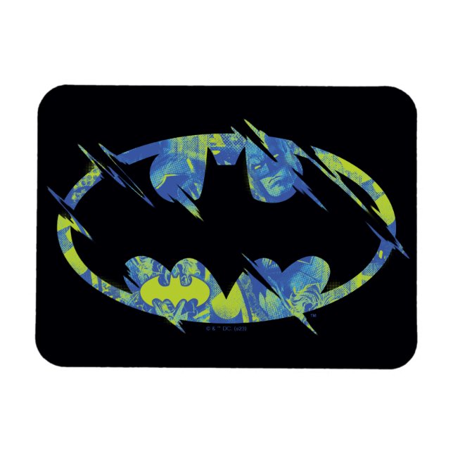 Magnet Flexible Symbole Batman Électrique (Horizontal)