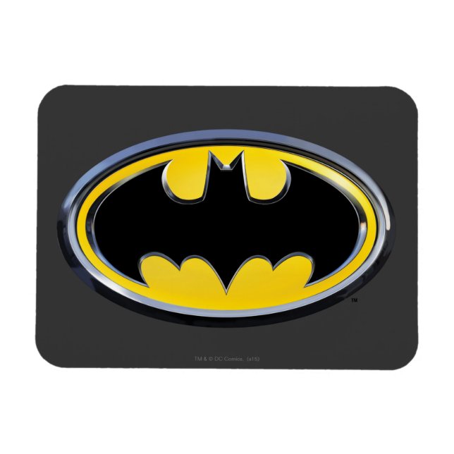 Magnet Flexible Symbole Batman | Logo classique (Horizontal)