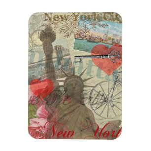 Magnet Flexible Symbole d'Art de New York