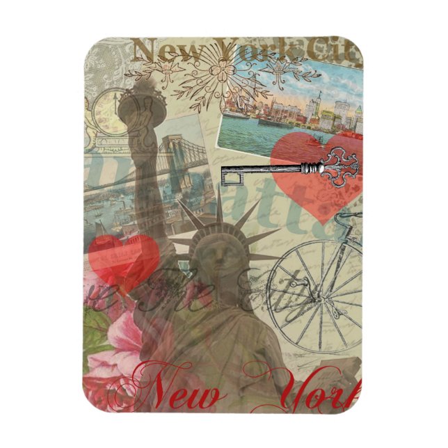Magnet Flexible Symbole d'Art de New York (Vertical)