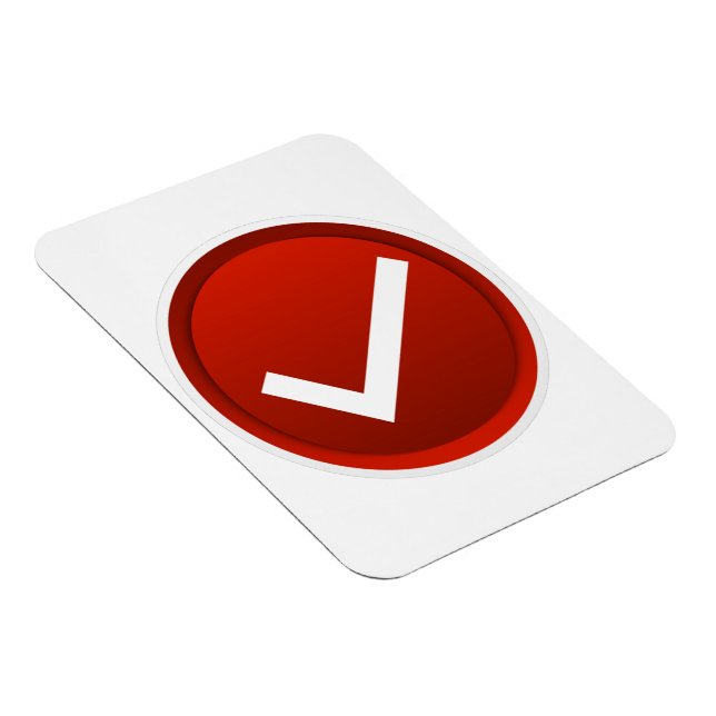 Magnet Flexible Symbole de la marque rouge (Côté Droit)