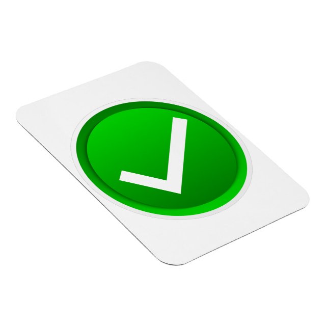 Magnet Flexible Symbole de la marque verte (Côté Droit)
