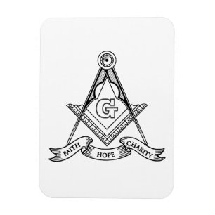 Magnet Flexible Symbole franc-maçonnerie