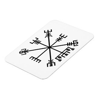 Magnet Flexible Symbole Viking Vegvisir