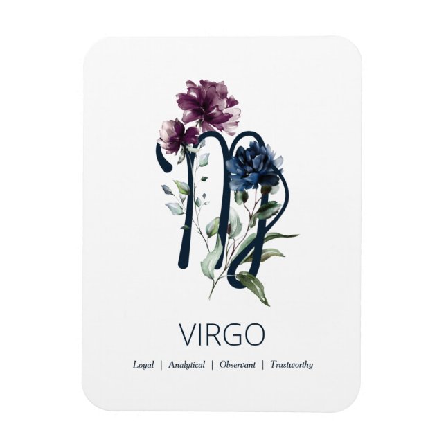 Magnet Flexible Symbole Virgo Zodiac (Vertical)