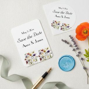 Magnet Flexible Symphonie fleur sauvage : L'art de l'aquarelle