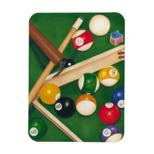 Magnet Flexible Table de billard Lifelike avec boules et craie