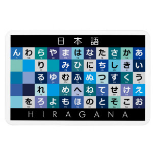 Magnet Flexible Table japonaise Hiragana