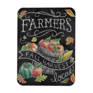 Magnet Flexible Tableau de bord de la récolte d'automne de l'agric