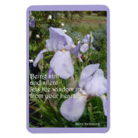 Tact and Silent Inspirational Quota Purple Iris