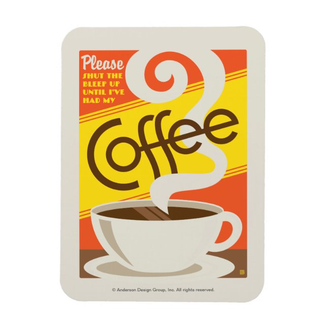 Magnet Flexible Tais-toi café (Vertical)