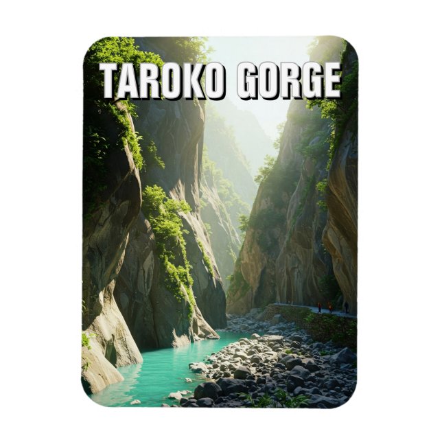 Magnet Flexible Taïwan Taroko Gorge Travel (Vertical)