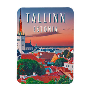 Magnet Flexible Tallinn, ville médiévale de l'addition