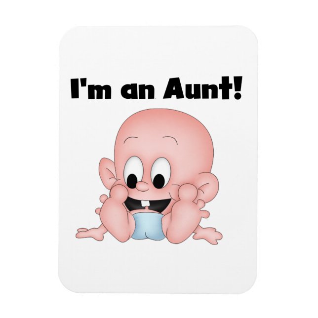Magnet Flexible Tante des nouveaux T-shirts et cadeaux Nephew (Vertical)
